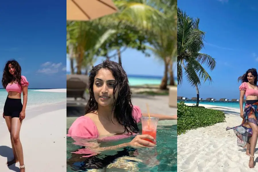 ഇതാണ് സ്വർഗം, ശരിക്കും വാക്കുകൾ കിട്ടാതായി; മാലദ്വീപിൽ അവധിയാഘോഷിച്ച് റെബ