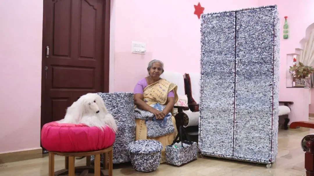 ലീലാമ്മ സ്വന്തമായി നിര്‍മിച്ച ഉത്പന്നങ്ങള്‍