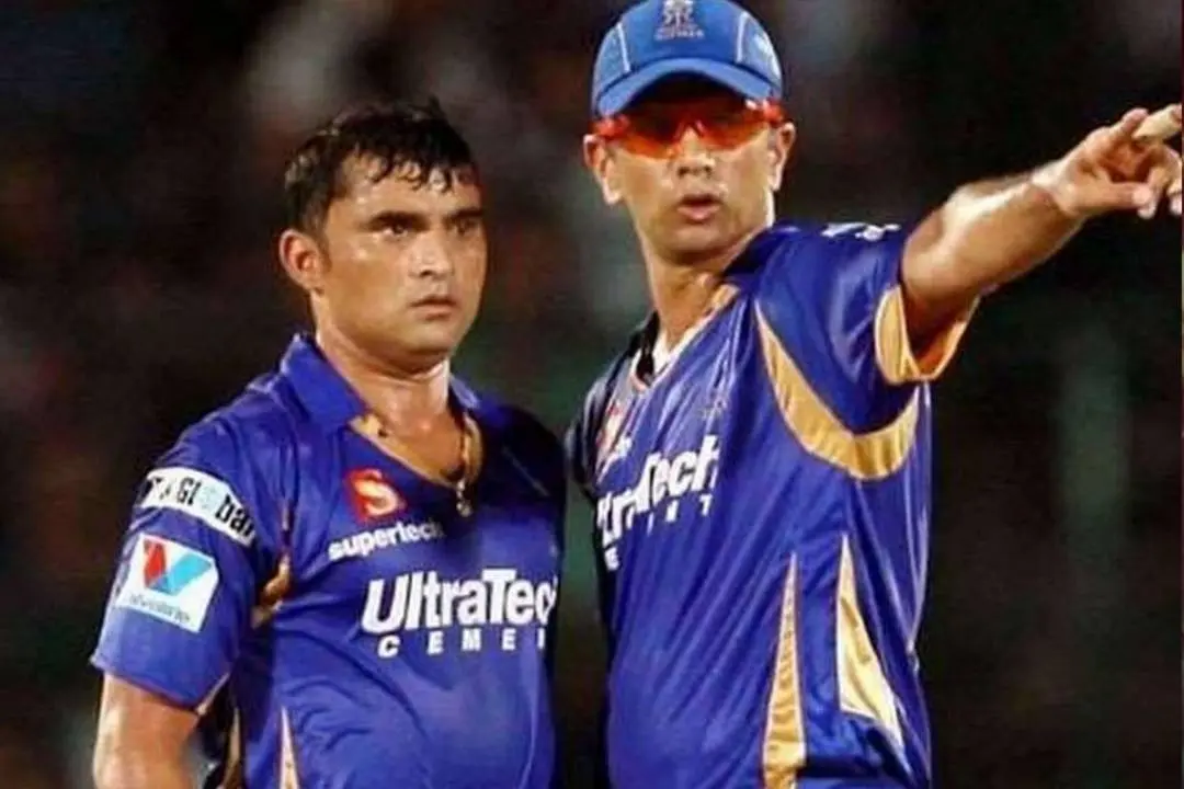 പ്രവീണ് താംബെയും രാഹുല് ദ്രാവിഡും | Photo: IPL