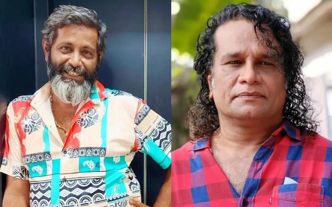 രാജേഷ് ശർമ, ഹരീഷ് പേരടി | ഫോട്ടോ: www.facebook.com/hareesh.peradi.98, www.facebook.com/rajesh.sharma.3720