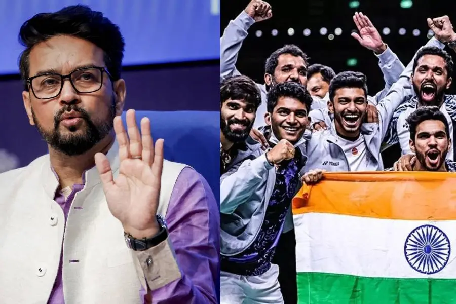 തോമസ് കപ്പ്: കിരീടം നേടിയ ഇന്ത്യന് ടീമിന് ഒരു കോടി രൂപ