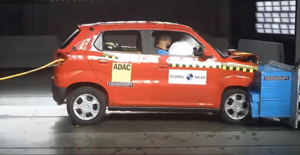 മാരുതി എസ്-പ്രെസോ ക്രാഷ് ടെസ്റ്റ് | Photo: Global NCAP