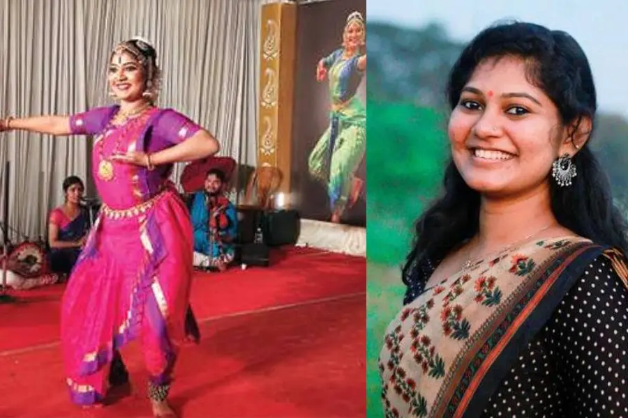 'പാടുന്നോര് പാടട്ടെ, ആടുന്നോര് ആടട്ടെ'; മതമില്ലാതെ നൃത്തമാടി മന്സിയ,വേദിയില് ദേവസ്വം ചെയര്മാനും