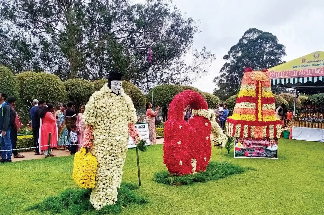 ഊട്ടിയിലെ സസ്യോദ്യാനം പുഷ്പമേളയ്ക്കായി ഒരുങ്ങിയപ്പോള്‍