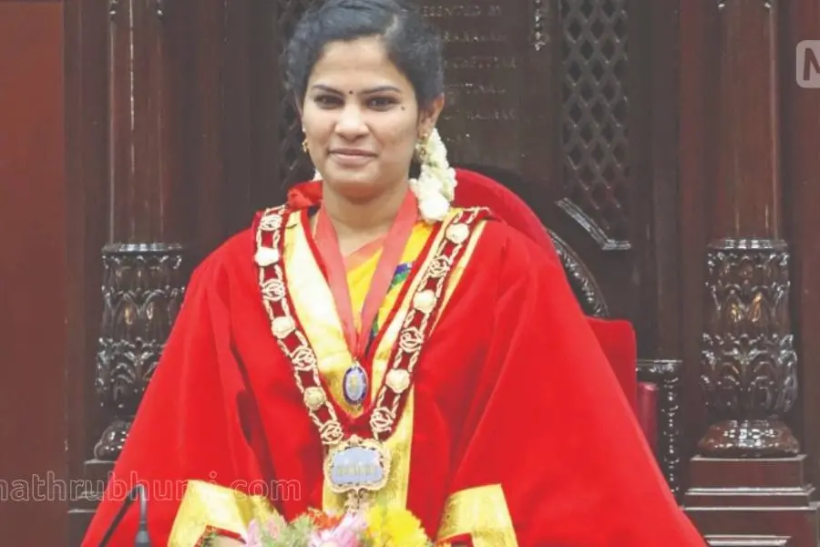 ഉയർന്ന വിദ്യാഭ്യാസമുള്ള കൂടുതൽ സ്ത്രീകൾ രാഷ്ട്രീയരംഗത്തേക്ക് കടന്നുവരണം; ചെന്നൈ കോർപ്പറേഷൻ മേയർ