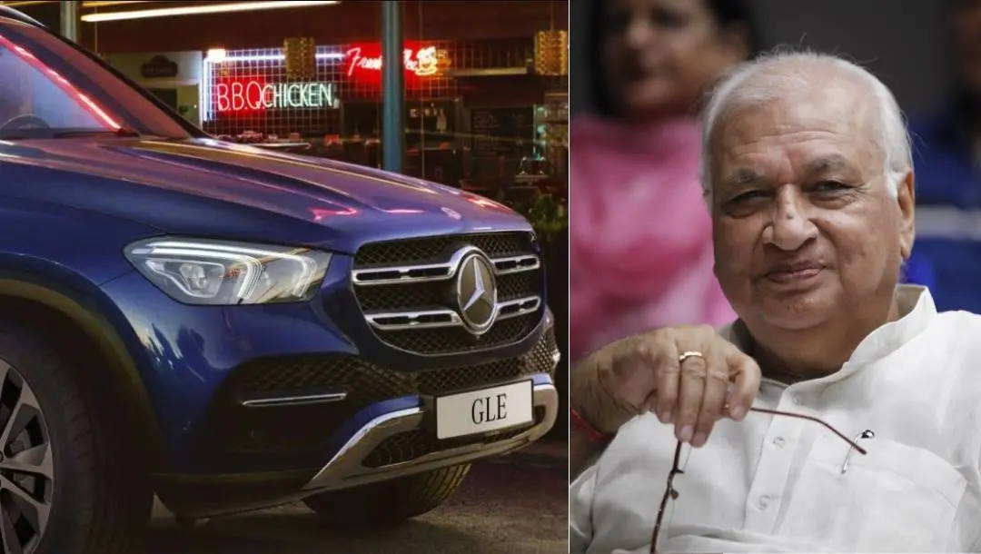 മെഴ്സിഡസ് ബെന്സ് ജി.എല്.ഇ, കേരളാ ഗവര്ണര് ആരിഫ് മുഹമ്മദ് ഖാന് | Photo: Mercedes Benz/ Mathrubhumi