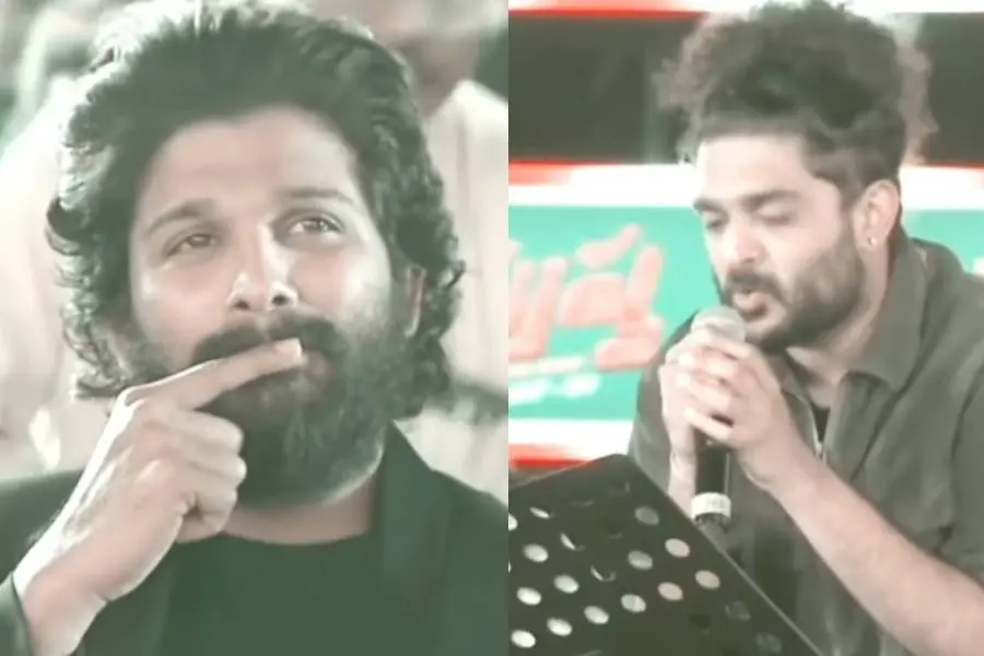 അവന് പക്കമേളത്തിന്റെ ആവശ്യമില്ല, അവൻ തന്നെയാണ് സംഗീതം; സിദ് ശ്രീറാമിനെക്കുറിച്ച് അല്ലു അർജുൻ