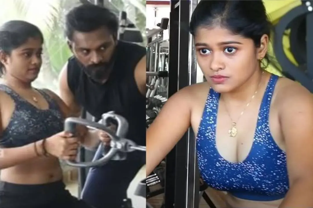 ഹനാന്റെ വര്ക്ക്ഔട്ട് വീഡിയോയില് നിന്ന് | Photo: youtube/ https://www.youtube.com/watch?v=hmBUGZDR7HA&t=3s