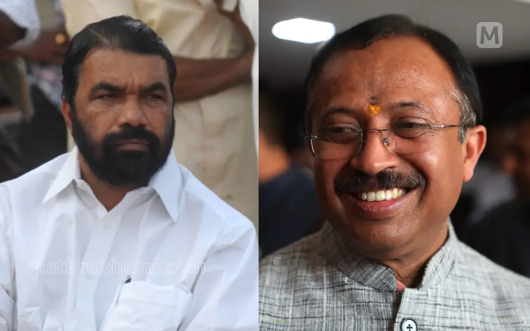 വി ശിവന്കുട്ടി, വി മുരളീധരന് | ഫോട്ടോ: മാതൃഭൂമി