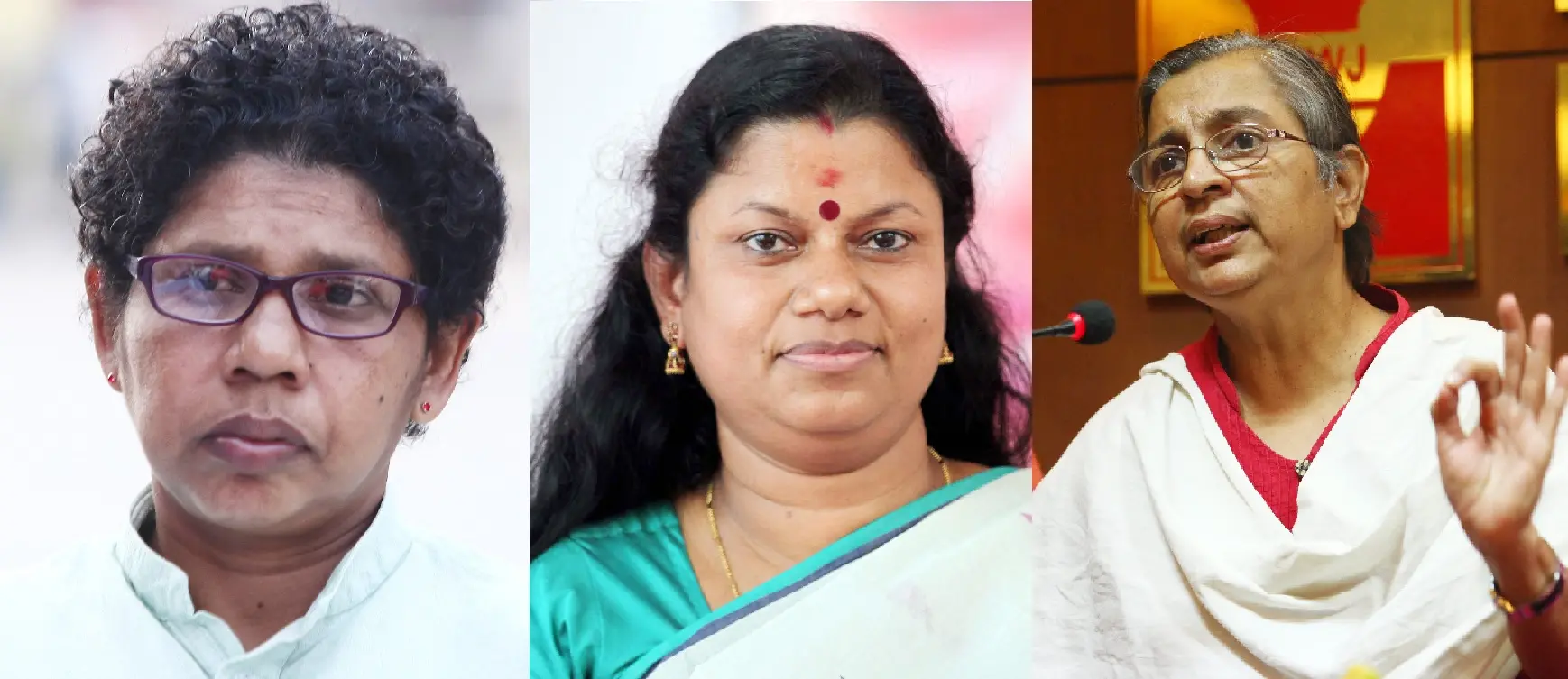 എം സുൽഫത്ത്, ബിന്ദു കൃഷ്ണ, കെ. അജിത