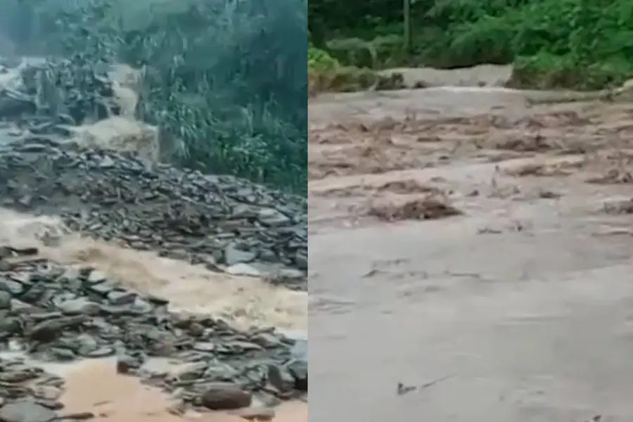 ശക്തമായ മഴ: വയനാട്ടിൽ മലവെള്ളപ്പാച്ചിൽ, വീട്ടുപകരണങ്ങൾ ഒലിച്ചു പോയി, കണ്ണൂരിൽ ഉരുൾപൊട്ടി