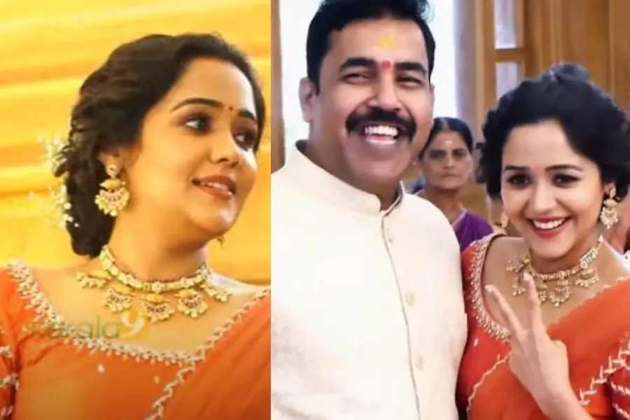 ലെഹങ്ക ചോളിയും സെറ്റ് സാരിയും;ഭര്ത്താവ് ആഞ്ജനേയനൊപ്പം സഹോദരന്റെ വിവാഹത്തില് തിളങ്ങി അനന്യ