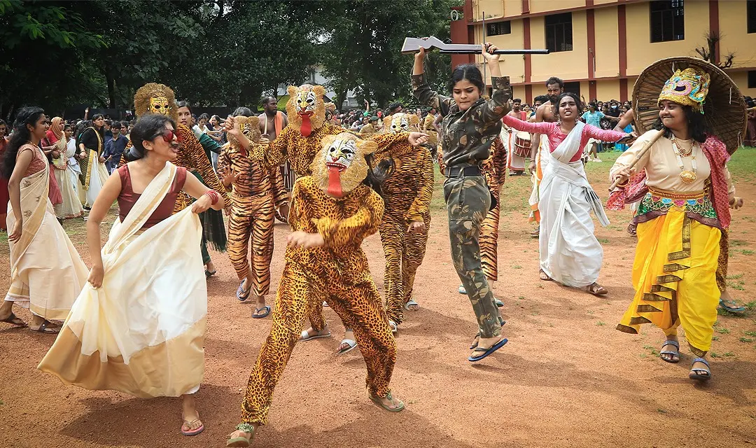 തൃശ്ശൂർ വിമല കോളേജിൽ ഇക്കൊല്ലം നടന്ന ഓണാഘോഷത്തിൽ നിന്ന് | ഫോട്ടോ : ജെ. ഫിലിപ്