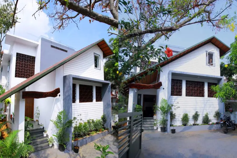 ഇവിടെയെത്തിയാൽ മനസ്സും ശരീരവും കുളിർക്കും; നഗരമധ്യത്തിലെ നാലരസെന്റിൽ പച്ചപ്പ് നിറഞ്ഞ വീട്