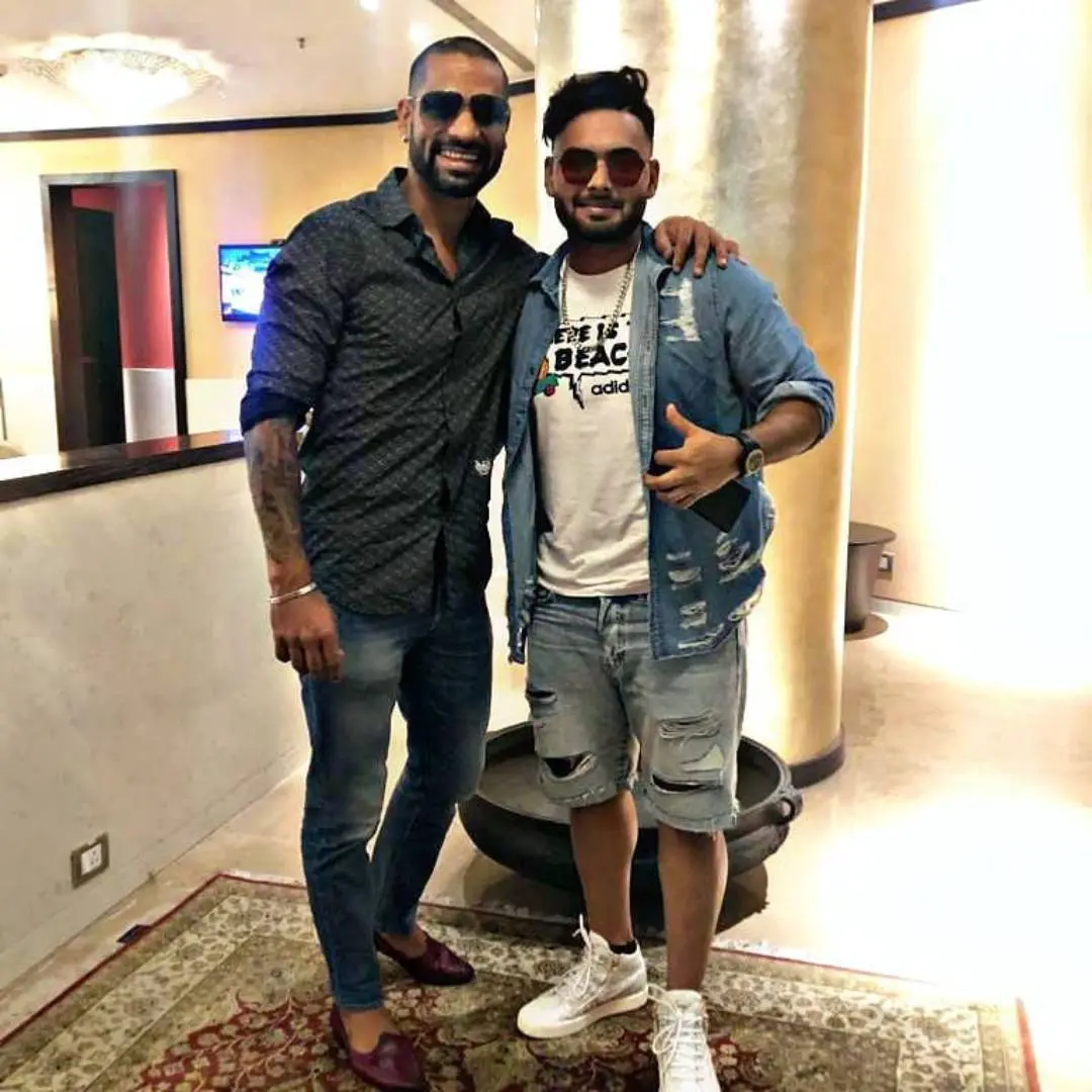 ശിഖര്‍ ധവാനും ഋഷഭ് പന്തും | Photo: instagram/ shikhar dhawan