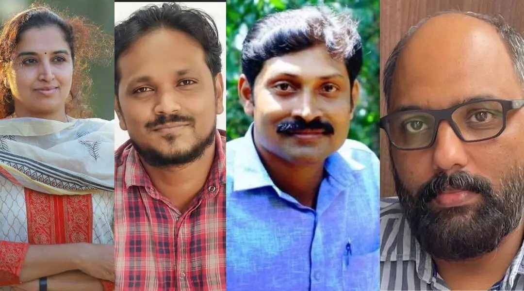 കെ. രേഖ, വിനിൽപോൾ, എസ്. ഗിരീഷ് കുമാർ, ടി.പി വിനോദ്