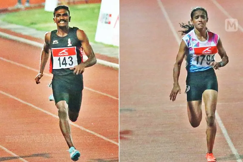 സംസ്ഥാന സ്‌കൂള്‍ കായികോത്സവം: പാലക്കാടും ഐഡിയലും മുന്നില്‍