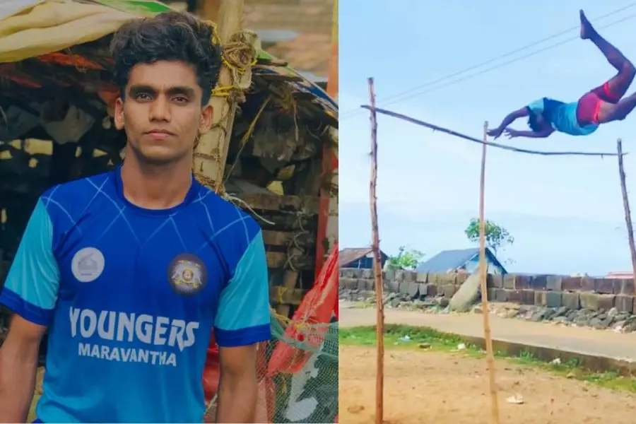 മുളയില് കുത്തി പോള് വോള്ട്ട്; സോഷ്യല് മീഡിയയില് തരംഗമായി സുഹൈല്
