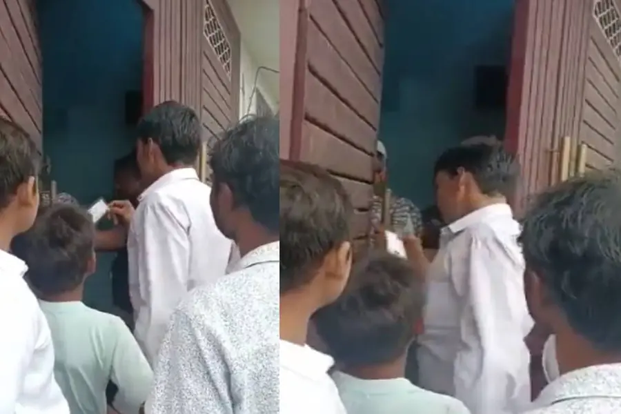 വിവാഹത്തിന് ആളുകള് ഇടിച്ചുകയറി, വന്തിരക്ക്; സദ്യയ്ക്ക് ആധാര് കാര്ഡ് നിര്ബന്ധമാക്കി വീട്ടുകാര്