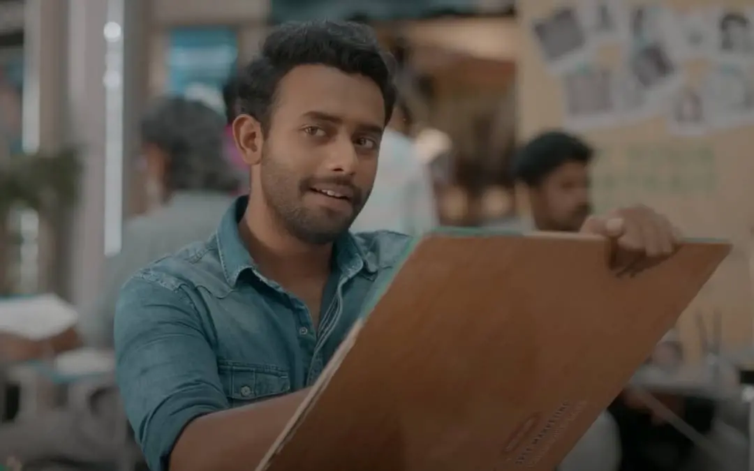 തട്ടാശ്ശേരി കൂട്ടം എന്ന ചിത്രത്തിൽ അർജുൻ അശോകൻ | ഫോട്ടോ: സ്ക്രീൻ​ഗ്രാബ്