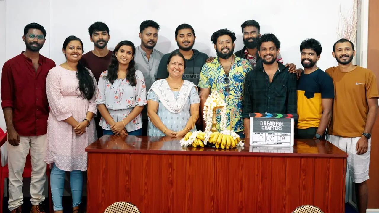 'ഡ്രെഡ്ഫുൾ ചാപ്റ്റേഴ്സി'ന്റെ പൂജ ചടങ്ങിൽ നിന്ന്
