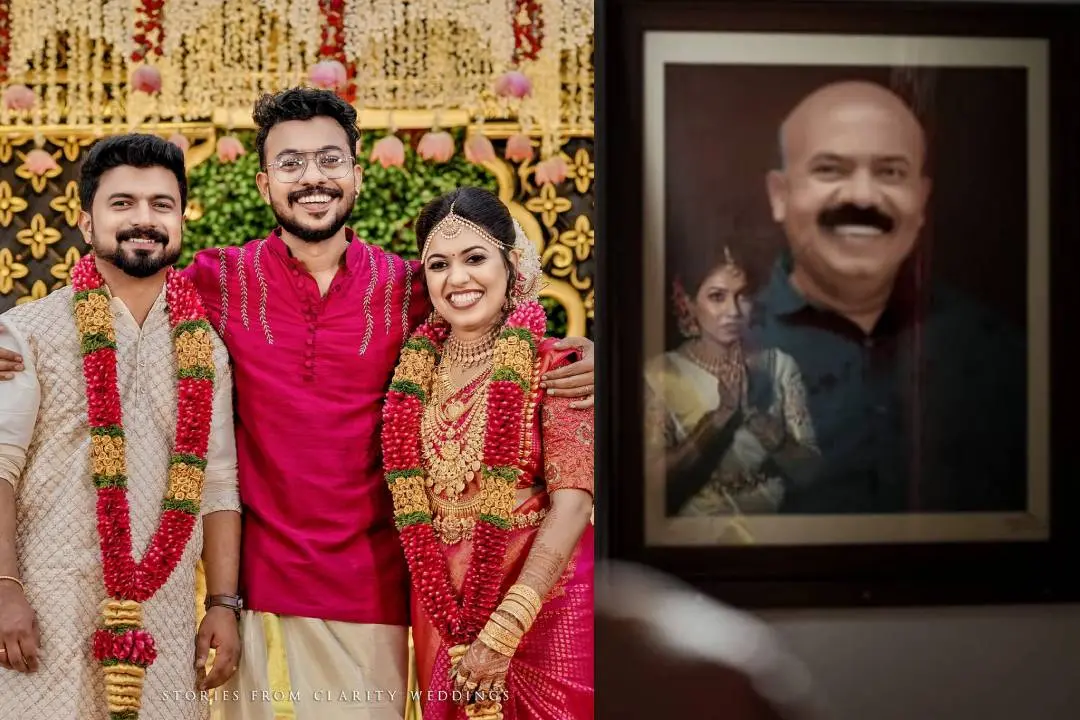 വിവാഹത്തില് നിന്നുള്ള ചിത്രങ്ങള് | Photo: facebook/ vishnu pradeep