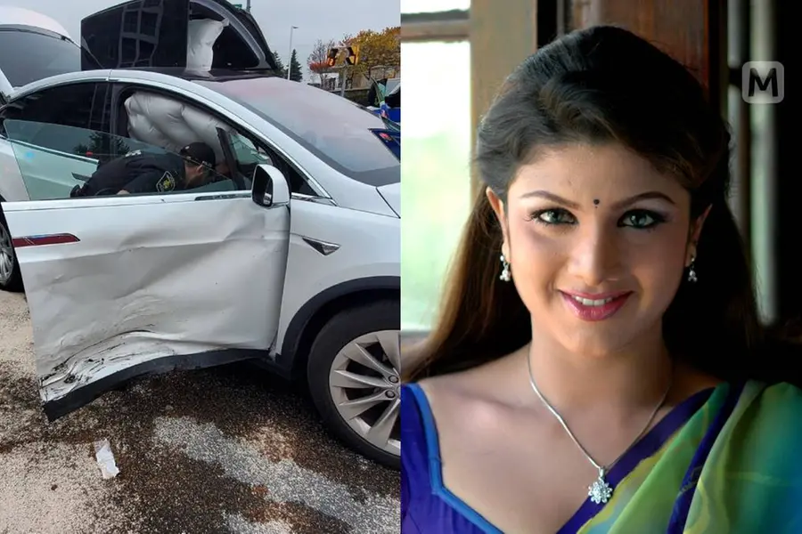 നടി രംഭയും മക്കളും സഞ്ചരിച്ച കാർ അപകടത്തിൽപ്പെട്ടു, മകൾ ആശുപത്രിയിൽ