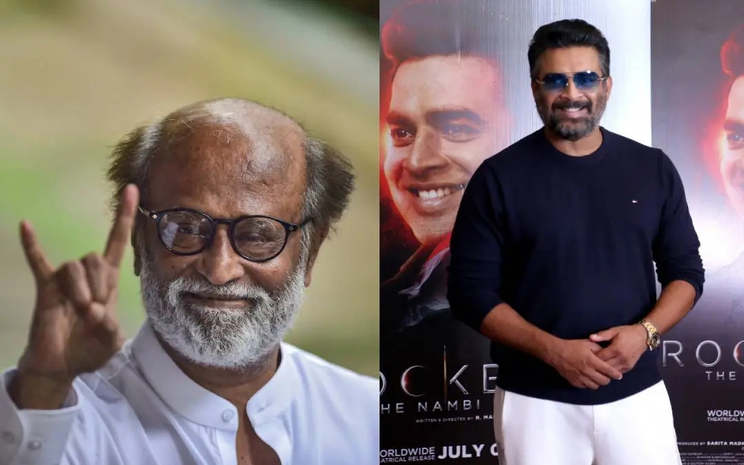 രജിനികാന്ത്, മാധവൻ | ഫോട്ടോ: പി.ടി.ഐ