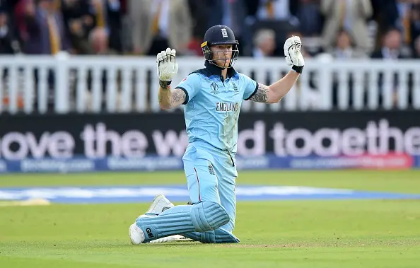 ബെന് സ്റ്റോക്സ് 2019 ഫൈനല് മത്സരത്തിനിടെ | Photo: Getty Images