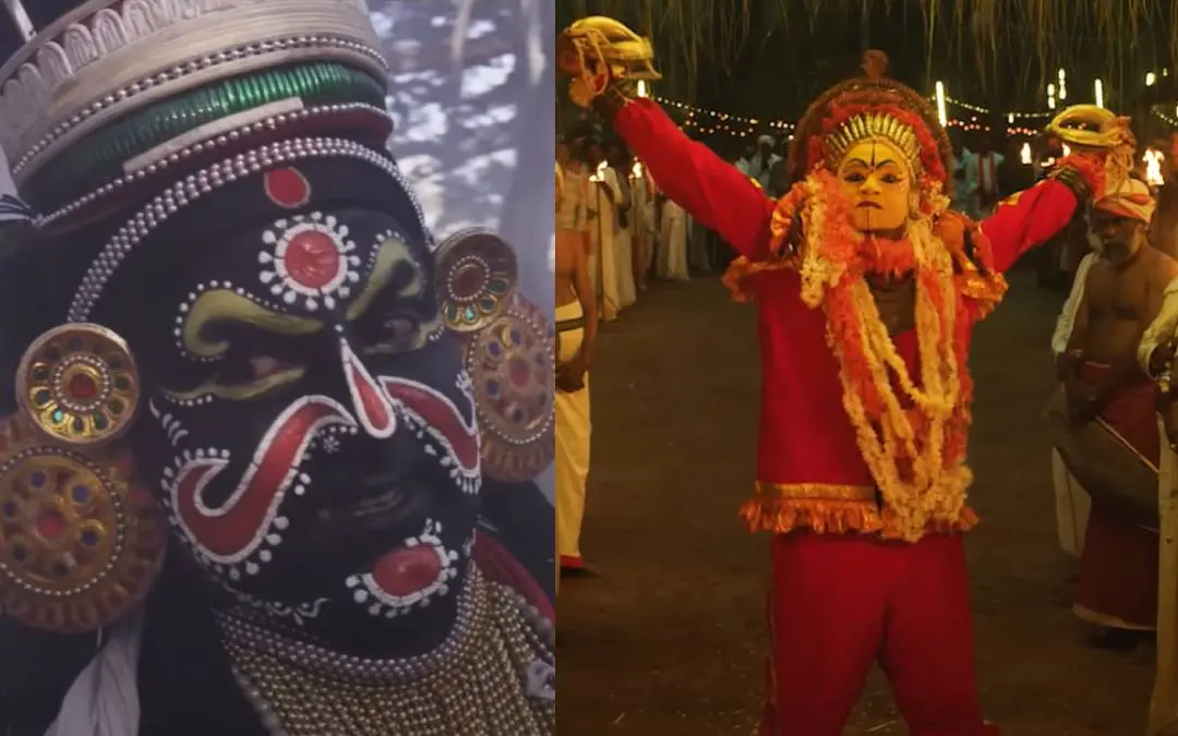 നവരസത്തിൽ നിന്നൊരു രം​ഗം, കാന്താരയിൽ ഋഷഭ് ഷെട്ടി | ഫോട്ടോ: സ്ക്രീൻ​ഗ്രാബ്