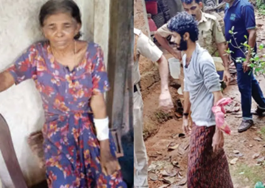 പരിക്കേറ്റ ജാനു,മകന് നിഖില് രാജ്