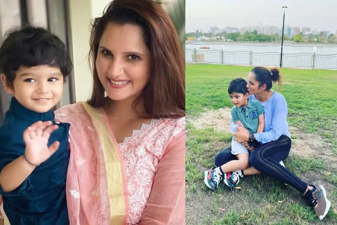 സാനിയ മിര്സ മകന് ഇസാനൊപ്പം | Photo: instagram/ sania mirza
