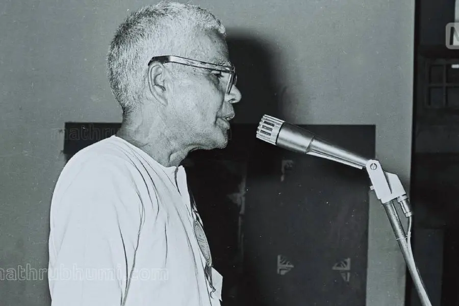 'കണ്ടു നമ്മളന്യോന്യം സുഹൃത്തേ വീണ്ടും ജീവിതസായാഹ്നത്തിങ്കല്...': വാര്ധക്യബലിഷ്ഠനായ ഇടശ്ശേരി