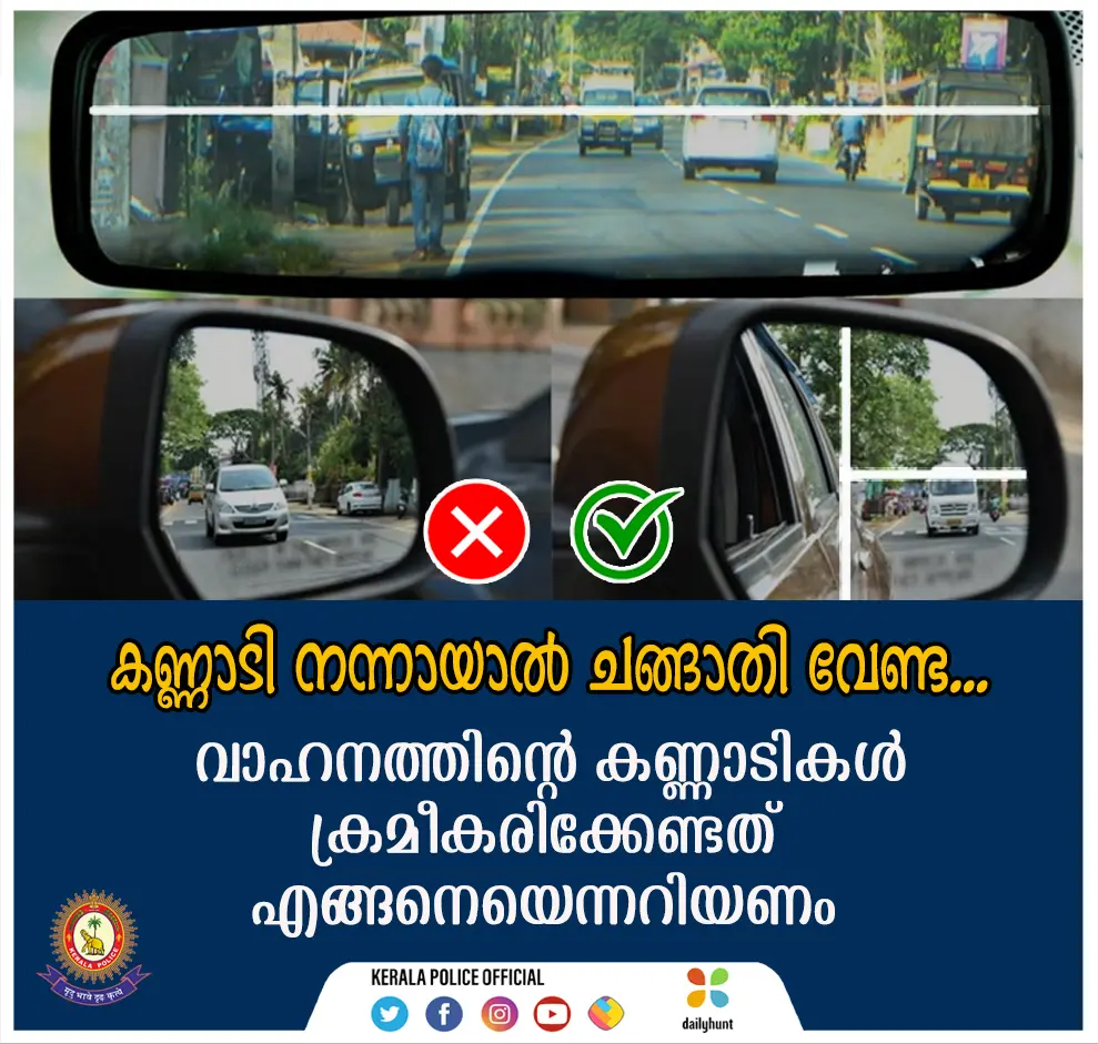 കേരളാ പോലീസ് ഫെയ്സ്ബുക്കില് പങ്കുവെച്ച ചിത്രം | Photo: Kerala Police