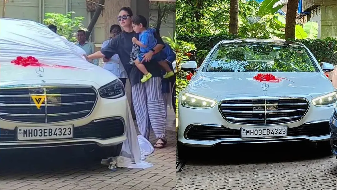 കരീന കപൂര്‍ പുതിയ വാഹനത്തിന് സമീപം | Photo: Instagram/viralbhayani
