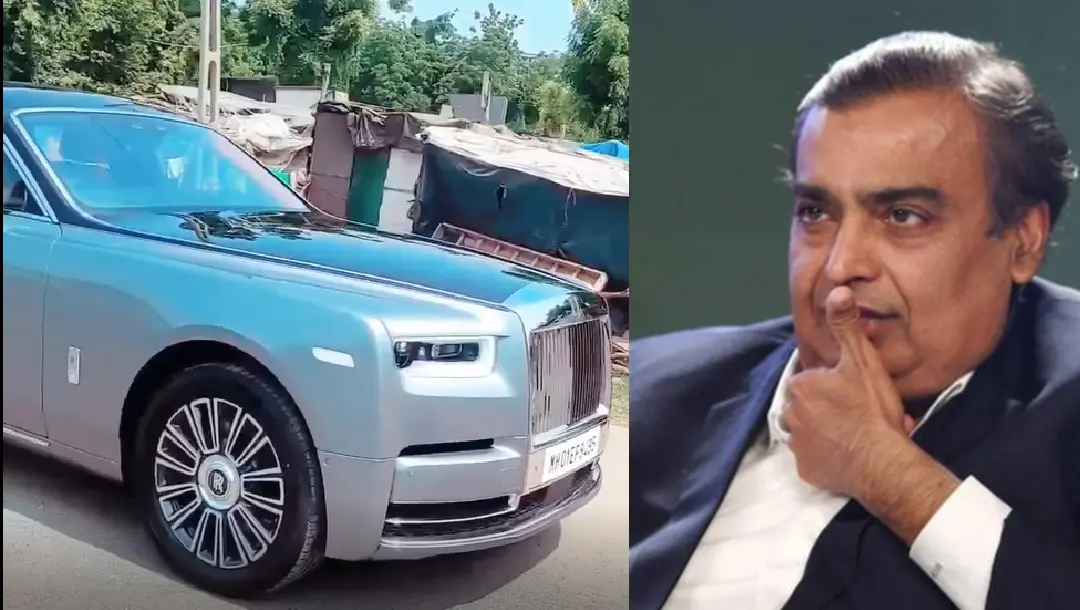റോള്സ് റോയിസ് ഫാന്റം, മുകേഷ് അംബാനി | Photo: Social Media, PTI