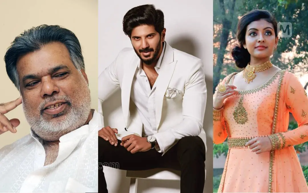 ജോഷി, ദുൽഖർ സൽമാൻ, ദുർഗാ കൃഷ്ണ | ഫോട്ടോ: മധുരാജ്, ഷാനി ഷാകി, വി.പി. പ്രവീൺ കുമാർ \ മാതൃഭൂമി