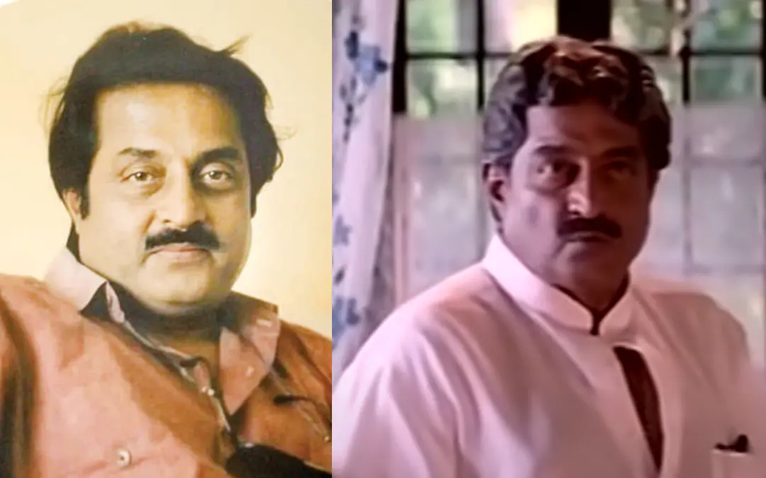 നടൻ സോമൻ, ലേലം എന്ന ചിത്രത്തിലെ രം​ഗം | ഫോട്ടോ: മാതൃഭൂമി, സ്ക്രീൻ​ഗ്രാബ്