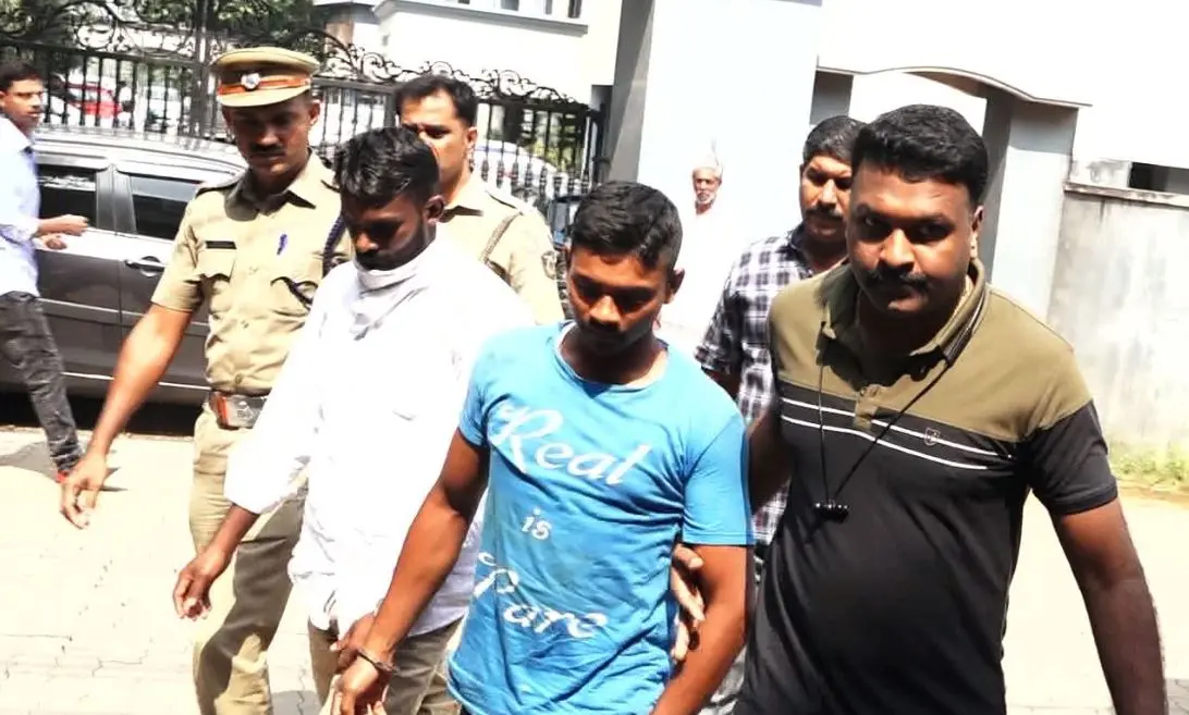 ഒഡീഷയില്‍നിന്ന് പിടികൂടിയ പ്രതികളുമായി അന്വേഷണസംഘം