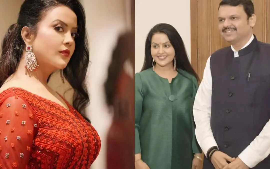 അമൃത ഫഡ്നവിസും ദേവേന്ദ്ര ഫഡ്നവിസും | Photo: facebook.com/amrutafadnavisofficial