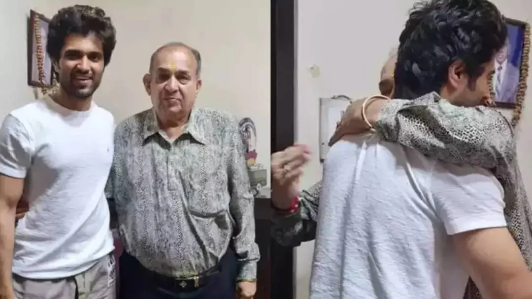 വിജയ് ദേവേരക്കൊണ്ട മനോജ് ദേശായിയെ സന്ദര്ശിച്ചപ്പോള്
