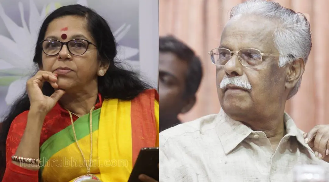 എസ്. ശാരദക്കുട്ടി, ടി. പത്മനാഭന്‍