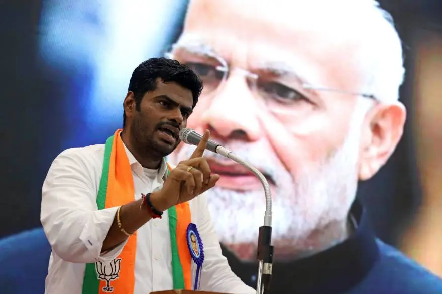 തരംഗമാകാൻ അണ്ണാമലൈ; വോട്ടുശതമാനം ഉയർത്തി തമിഴ്നാട്ടിൽ ബി.ജെ.പിയെ മുഖ്യപ്രതിപക്ഷമാക്കുക ലക്ഷ്യം