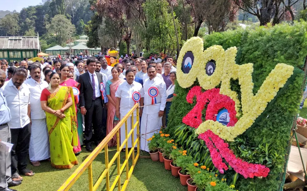 ഊട്ടി പുഷ്പമേള ഉദ്ഘാടന ചടങ്ങില് നിന്നും