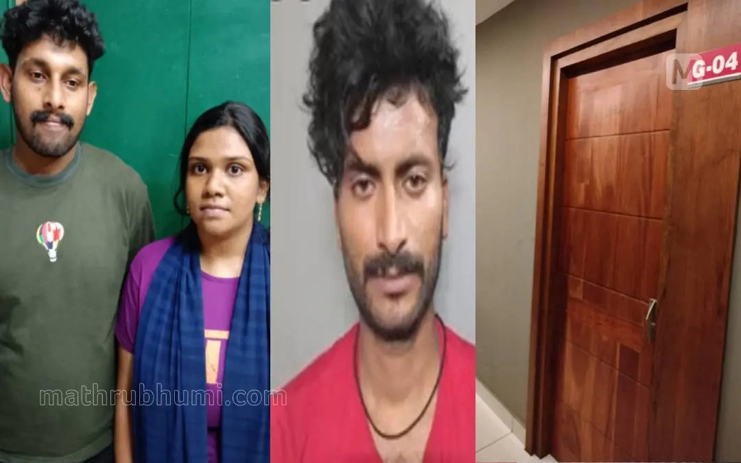 സിദ്ദിഖ് വധക്കേസിലെ പ്രതികളായ ഷിബിലി, ഫര്ഹാന, ആഷിഖ്. കൊലപാതകം നടന്ന എരഞ്ഞിപ്പാലത്തെ ലോഡ്ജ് മുറി.