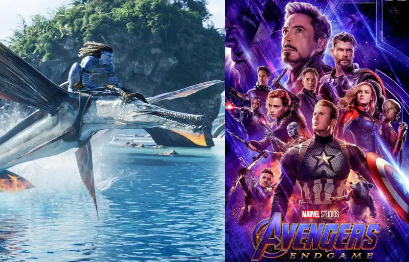 അവതാര് 2, അവഞ്ചേഴ്സ് എന്ഡ്ഗെയിം പോസ്റ്റര് | photo: ap,avengers