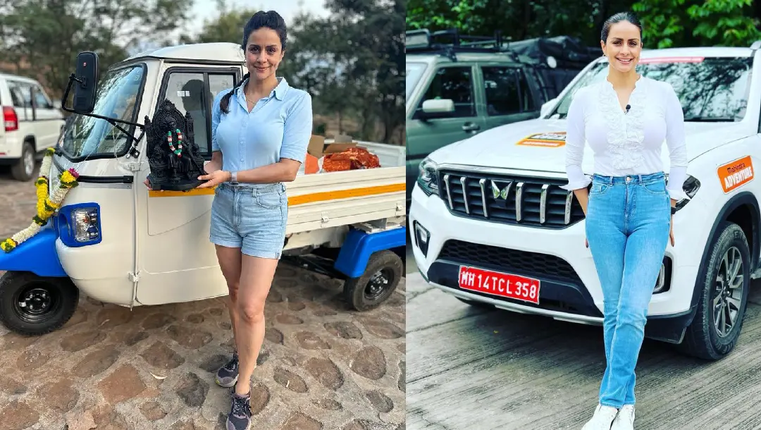 ഗുല്‍ പനാക് പുതിയ ഇലക്ട്രിക് ഓട്ടോയിക്ക് സമീപം | Photo: Twitter