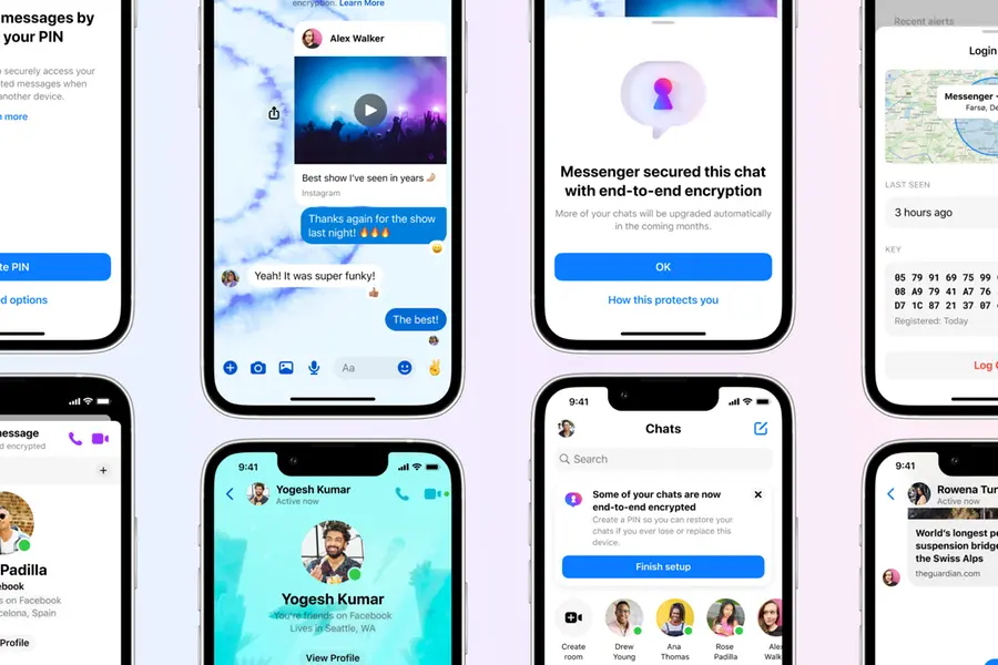 ഫെയ്സ്ബുക്ക് മെസഞ്ചറില് പുതിയ എന്റ് ടു എന്റ് എന്ക്രിപ്ഷന് ഫീച്ചറുകള്