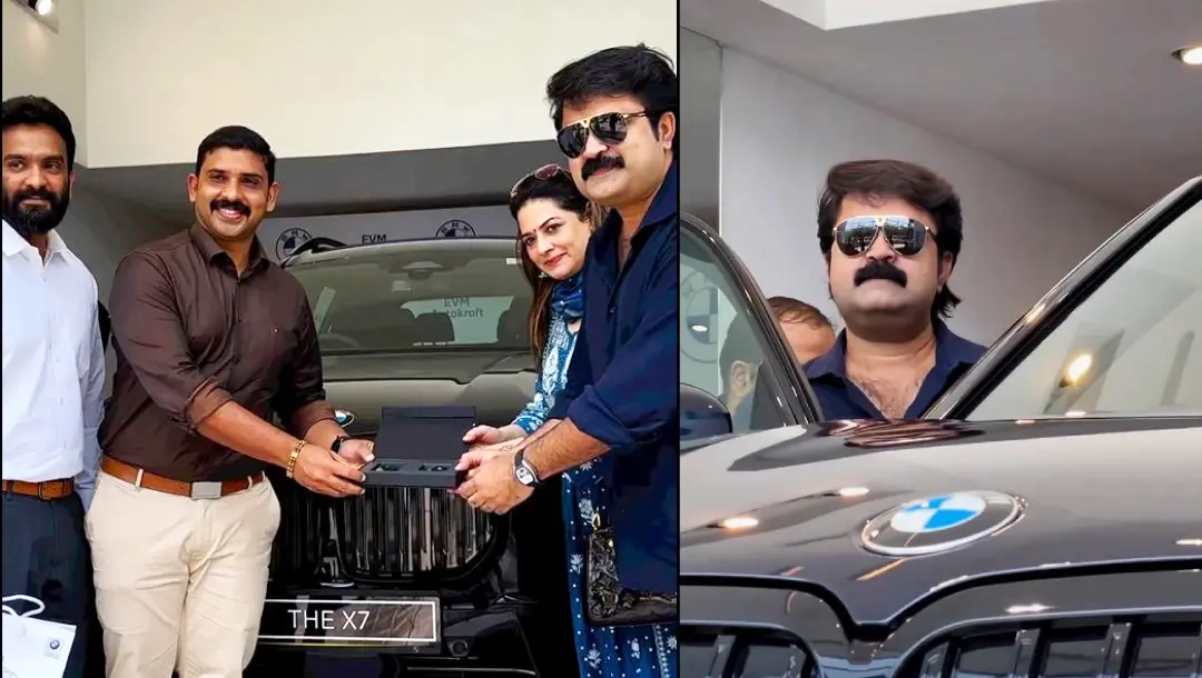 അനൂപ് മേനോന് തന്റെ പുതിയ വാഹനം ഏറ്റുവാങ്ങുന്നു | Photo: EVM Autocraft
