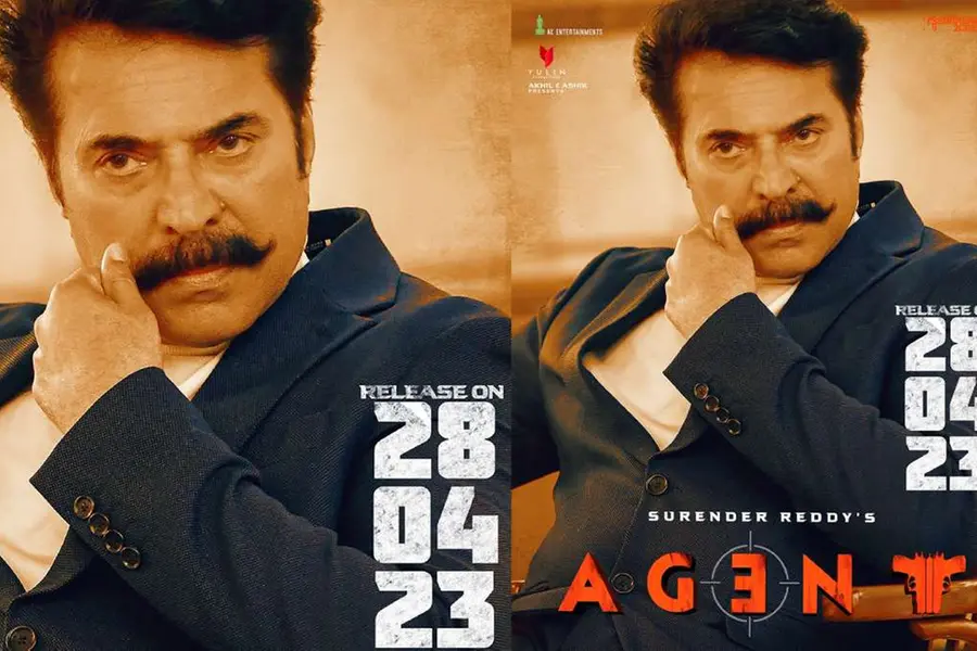 മീശ പിരിച്ച് മേജർ മഹാദേവൻ; മമ്മൂട്ടി-അഖിൽ അക്കിനേനി ചിത്രം 'ഏജന്റ്' വെള്ളിയാഴ്ച മുതൽ